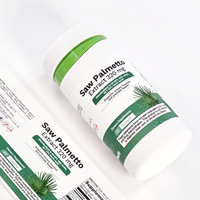 Etiquetas de suplementos de vitamina de vinilo impermeables personalizadas directas de fábrica con punto 3D mate UV para botellas de pastillas para el cuidado de la salud