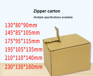 Scatole in Cartone Goffrato Super Resistenti con Cerniera per Imballaggio Cosmetico, E-commerce e Spedizioni Express - Product Image 2