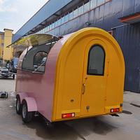 Remorque de luxe pour crème glacée, petit chariot de restauration mobile à vendre