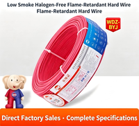 Chengtianjia BYJ Haushaltskabel, 1,5 2,5 4 6mm² Kupfer-Starrdraht, Raucharmes Halogenfreies Flammhemmendes Standardkabel