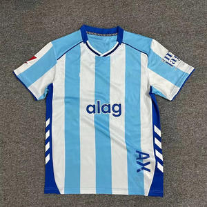 फैक्ट्री डायरेक्ट 2025 मैलागा फुटबॉल जर्सी ने टीम कस्टम पुरुषों की फुटबॉल जर्सी 100% पॉलिएस्टर त्वरित शुष्क फ्रंट लोगो सेट किया - Product Image 2