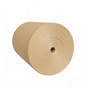 Fornitura Diretta dalla Fabbrica di Carta Siliconata Non Rivestita in PE a Doppio Lato, Rotolo Jumbo Marrone 120gsm - Product Image 4