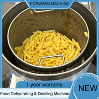 Machine de déshydratation et d'élimination des graisses en acier inoxydable avec panier amovible pour fruits et légumes croustillants