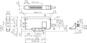 WLL180T-P432ที่ขายดีในเมืองเซนเซอร์ใยแก้วนำแสง6039093 WLL180 WLL180T-P432ขายดีใน WLL180T-P432 6039093สายไฟเบอร์ออปติก - Product Image 2