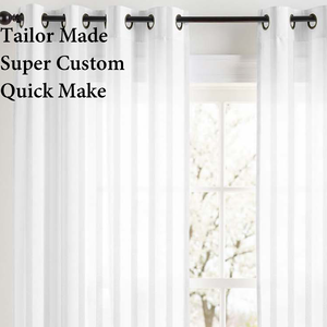 Tenda Trasparente Tinta Unita Personalizzabile, Antibatterica e per la Privacy, con Design <span class=keywords><strong>a</strong></span> <span class=keywords><strong>Righe</strong></span>, per Soggiorno o Hotel, Realizzata in Poliestere - Product Image 1