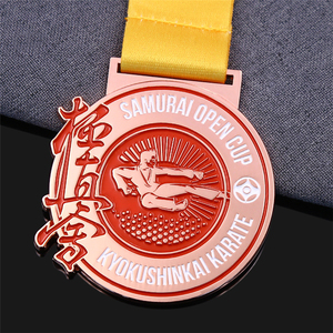 Personnalisé 2D 3D Métal Prix En Alliage De Zinc Kung Fu <span class=keywords><strong>Boxe</strong></span> WKF BJJ Jiu Jitsu Judo Lutte Karaté Médailles Personnalisées Internationales - Product Image 6