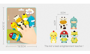 Juguete <span class=keywords><strong>de</strong></span> Plástico Suave con Forma <span class=keywords><strong>de</strong></span> Animal <span class=keywords><strong>de</strong></span> Dibujos Animados, Marioneta <span class=keywords><strong>de</strong></span> <span class=keywords><strong>Dedo</strong></span> <span class=keywords><strong>de</strong></span> Vaca para Niños - Product Image 4