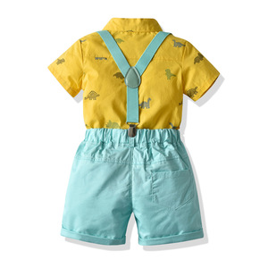 Ensemble pour enfants, vêtements pour tout-petits, combinaison pour bébé, costumes de soirée colorés pour garçons, disponible en vente en ligne - Product Image 2
