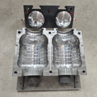 Máquina Semiautomática de Moldeo por Soplado de Botellas de Plástico PET para la Fabricación de Botellas de Aceite de Cocina