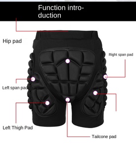 EVA Rembourré Shorts <span class=keywords><strong>De</strong></span> <span class=keywords><strong>Protection</strong></span> Hip Butt Guard Équipement <span class=keywords><strong>De</strong></span> Patinage <span class=keywords><strong>De</strong></span> <span class=keywords><strong>Protection</strong></span> Rembourré Court Pantalon - Product Image 3
