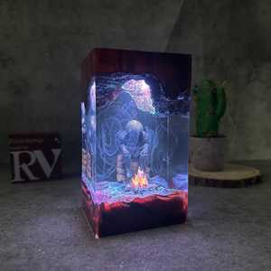 รูปปั้นอัศวินหัวหอมจากเกมดาร์กโซลส์  งานเรซิ่นพร้อมไฟตกแต่ง รุ่น DLB09 โมเดล 3 มิติ ของสะสมจากเกม - Product Image 5