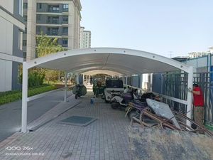 โรงเก็บของโลหะกลางแจ้งขนาด10*10สำหรับโรงแรมและโรงรถดีไซน์ใหม่ - Product Image 5