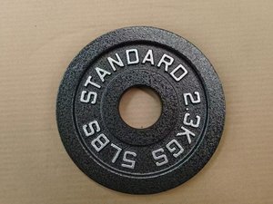 2 Discos de Pesas de Hierro Fundido con Agarre para Barra de 50 mm para Entrenamiento de Fuerza con Pesas Libres - Product Image 5