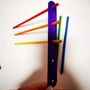 Bastoncini di legno <span class=keywords><strong>per</strong></span> ghiaccioli più venduti, lunghezza 4,5 o 2,5 pollici, larghezza 3/8 pollici, con fori - Product Image 5