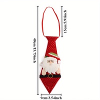 Weihnachtsdekorationen, Weihnachtsmann, Schneemann, Elch-Anhänger, kreative Krawattenornamente, festliches Geschenk für Erwachsene, Kinder, Zuhause, Party, Hängedekoration
