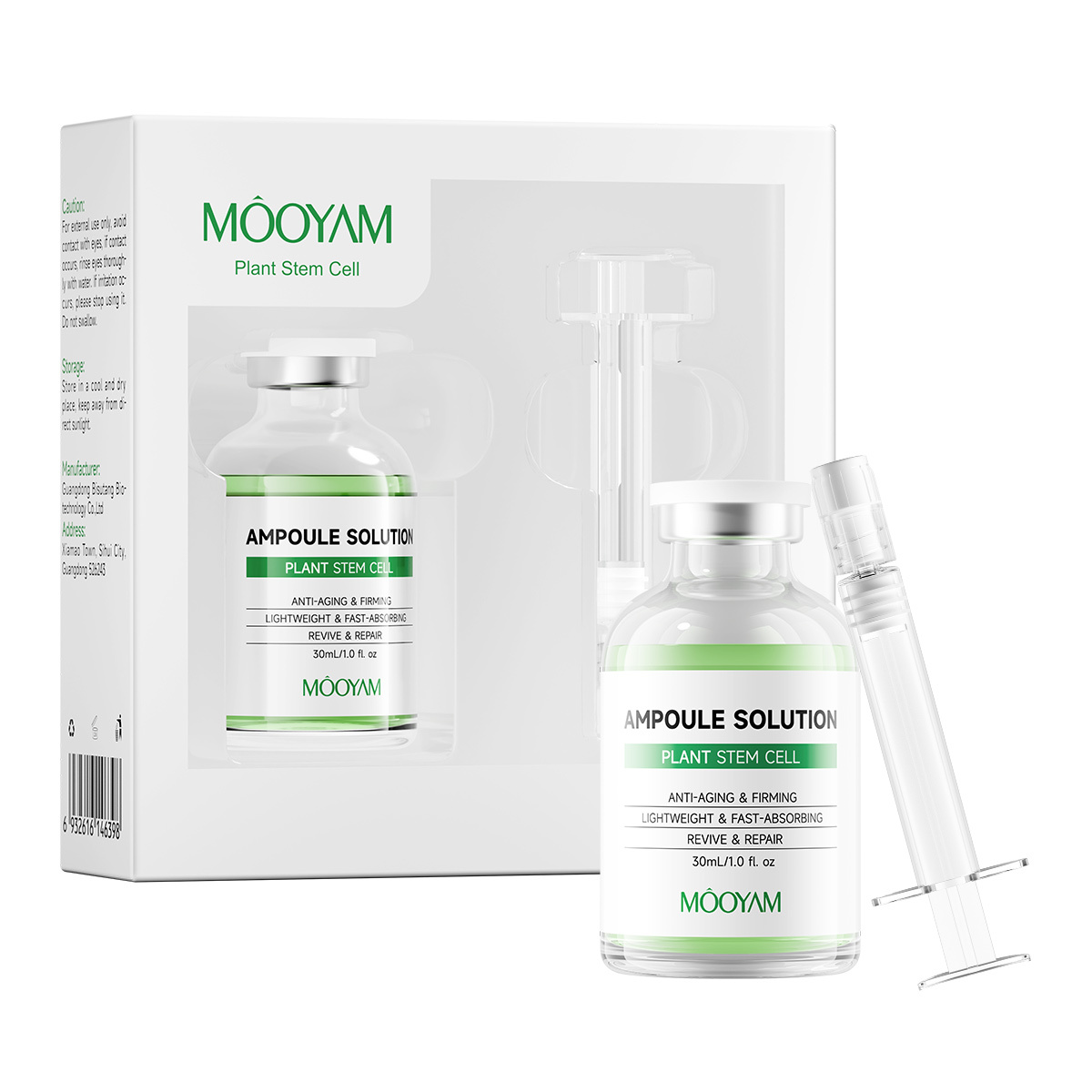 Solution d'ampoule de cellules souches végétales