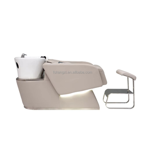 Unidad de lavado de cuenco de champú de peluquería de diseño moderno de alta calidad Silla de lavado de cabello con luz LED con unidades de retrolavado - Product Image 2