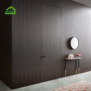 Modern Flush Style Invisible Frameless <strong>Concealed</strong> Interior Bedroom Wooden <strong>Door</strong> Swing Frameless Interior Invisible <strong>Door</strong> - Product Image 2