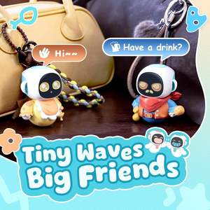 Porte-clés robot intelligent interactif Eiliko Multiverse avec coques interchangeables et emojis - Cadeau tendance - Product Image 5
