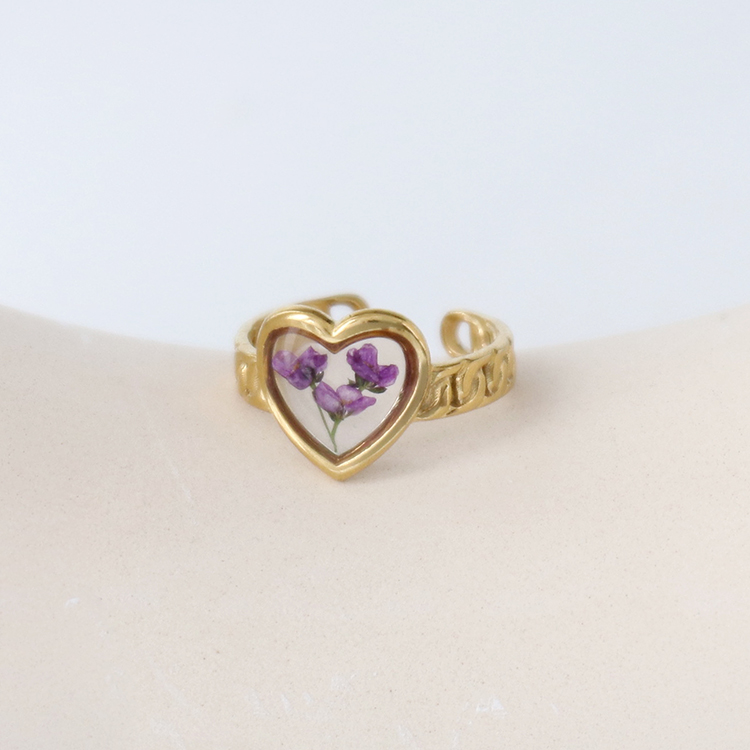 petalo di fiore pressato viola