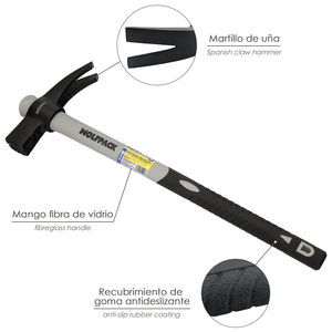 Martello per Casseforme Magnetiche con Manico in Fibra di Vetro, 700 Grammi - Product Image 3