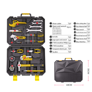 Kit de matériel de réparation à domicile professionnel de 18 pièces Pinces à main et outils de coupe Kits d'outils pour usage domestique - Product Image 2