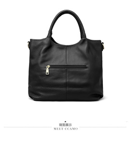 Bolsos de Mano de Cuero Genuino para Mujer, Bolsos de Hombro de Gran Capacidad, Diseño de Moda, Personalizados, Venta al Por Mayor de Fábrica - Product Image 6