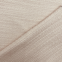 Tissu bouclé tweed pastel tissé en gros, personnalisable, 54% térylène, 48% coton, pour costume, jupe, robe, vêtement