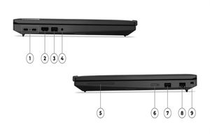 Tout neuf pour Thinkpad T16 Gen 3, ordinateur portable en métal avec écran IPS, Intel Ultra 7-155H, 512 Go SSD, prise CN, Windows 11, 12 cœurs - Product Image 2