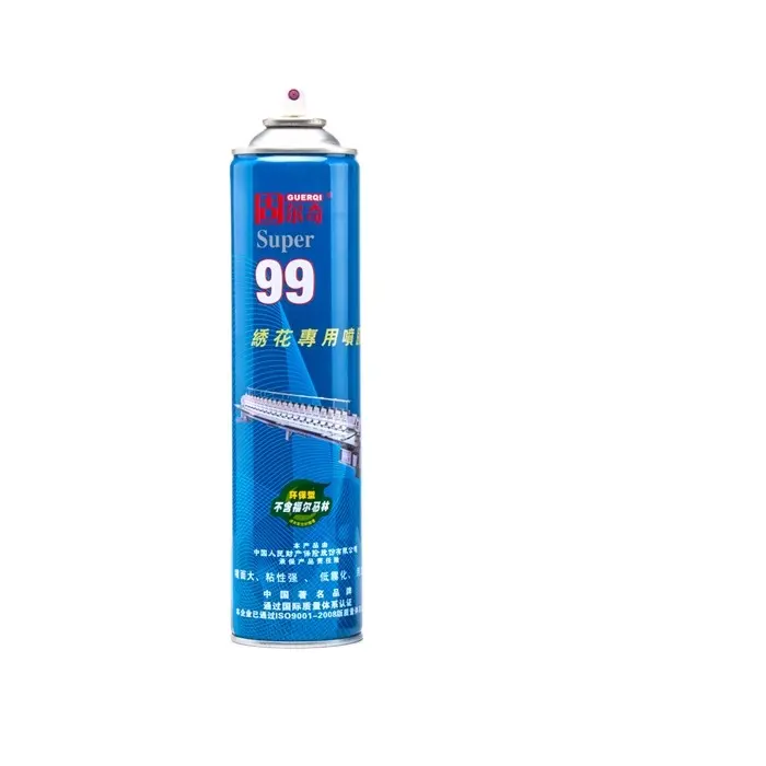 Guerqi 99 Non Woven Fabric Aerosol Adhesive Low Odor MSDS Glue Spray for Bonding Mainly Synthetic Rubber