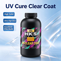 Vernis UV haute brillance à résistance météorologique supérieure, couche transparente UV pour la retouche automobile, bonne adhérence, laque UV pour peinture automobile