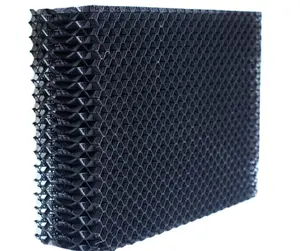 Kunststoff-Kühlpad einfaches waschbares langlebiges schwarzes Farb-Bevandungskühlpad für Geflügelfarm Schweinefarm