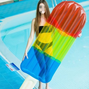 Nouvelle Bouée Gonflable en PVC en Forme de Sucette Glacée Colorée, Matelas Flottant Créatif pour <span class=keywords><strong>Surf</strong></span> et Hamac, Approvisionnement Direct Usine - Product Image 5