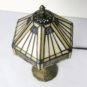 The Classical LongHuiJing 8 Inch Dragonfly <b>Rose</b> Tiffany Home Table Lamp Stained Glass - Product Image 4