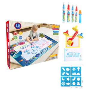 Groothandel Hete Verkoop Magisch Schrijven En Schilderen Mat Rond Zeeleven Water Canvas Tekening Mat Doodle Speelgoed - Product Image 4