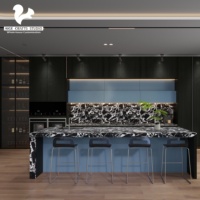 Aige - Personnalisation complète de la maison - Armoires de cuisine en MDF/bois massif/panneaux de particules - Nouveaux designs - Meubles de cuisine Shaker - Prix d'usine