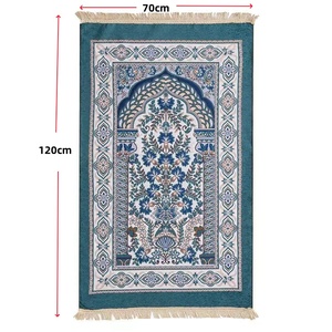 Manta de Microfibra Personalizada, Portátil, con Diseño Sólido, Alfombra de Oración Musulmana para Hombres y Mujeres, Tejido Artesanal - Product Image 6