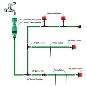 <span class=keywords><strong>Kit</strong></span> de <span class=keywords><strong>riego</strong></span> <span class=keywords><strong>por</strong></span> microgoteo <span class=keywords><strong>para</strong></span> jardinería, bricolaje, 25m, 20m, 15m - Product Image 1