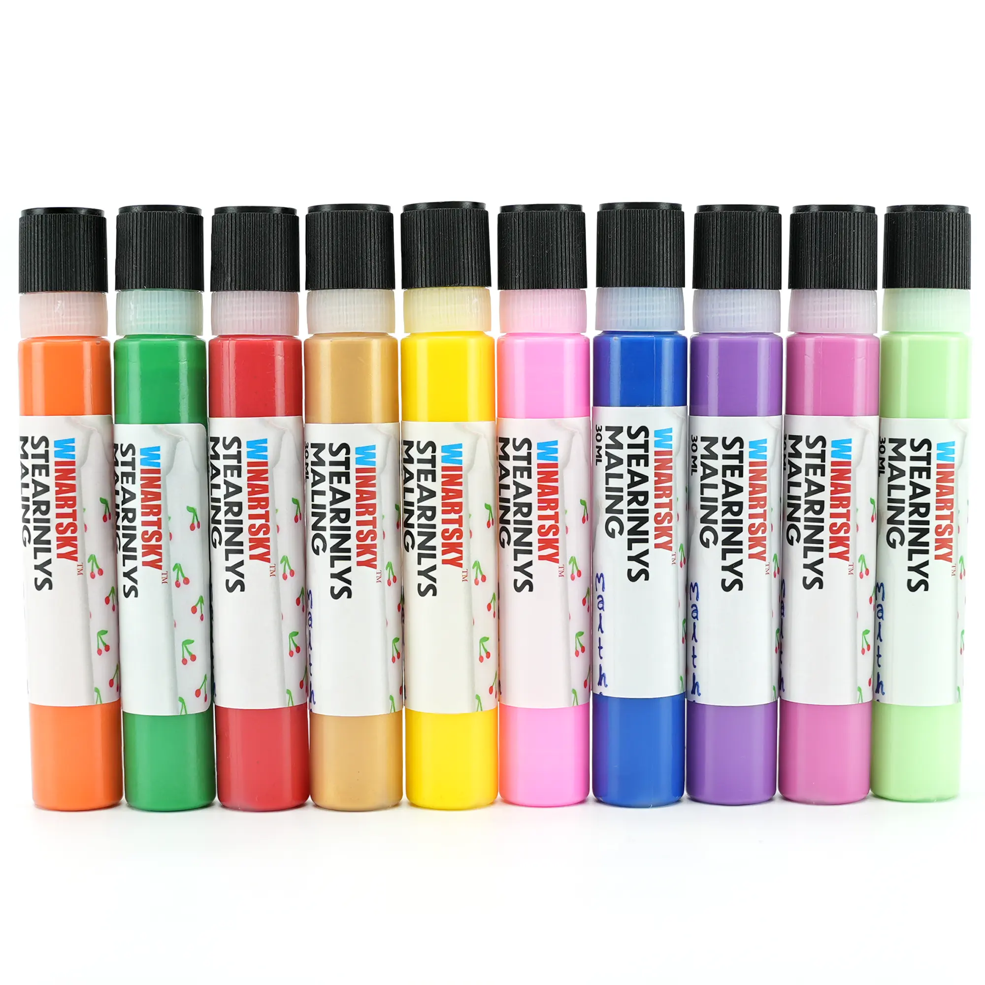 Set di 10 colori per candele in cera (30ml ciascuno), vernici artigianali Non tossiche per la pittura fai da te di candele