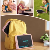 Tablette d'écriture LCD électronique pour enfants, format 8,5-10 pouces, avec mémoire, pour dessin et papeterie, thème Licorne