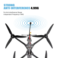 DroView FPV 10 pouces avec Caddx Ratel 2 V2, vision nocturne, antenne Cherry 2, récepteur Happy Model Stack-SpeedyBee V3