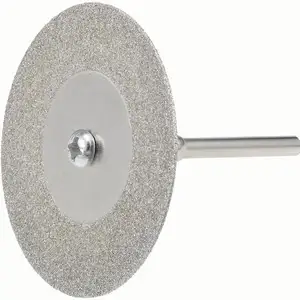 10 adet Mini aşındırıcı elmas kesim Disk seti Dremel döner kesici testere bıçağı taşlama diski Disk Mandrel araçları