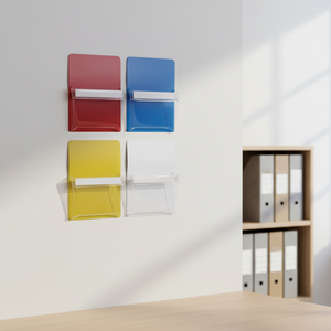 Tableau blanc magnétique en acier inoxydable de style Art Déco de marque UCI, organisateur mural en plastique pour salle de bain, type sol, vente en gros - Product Image 5