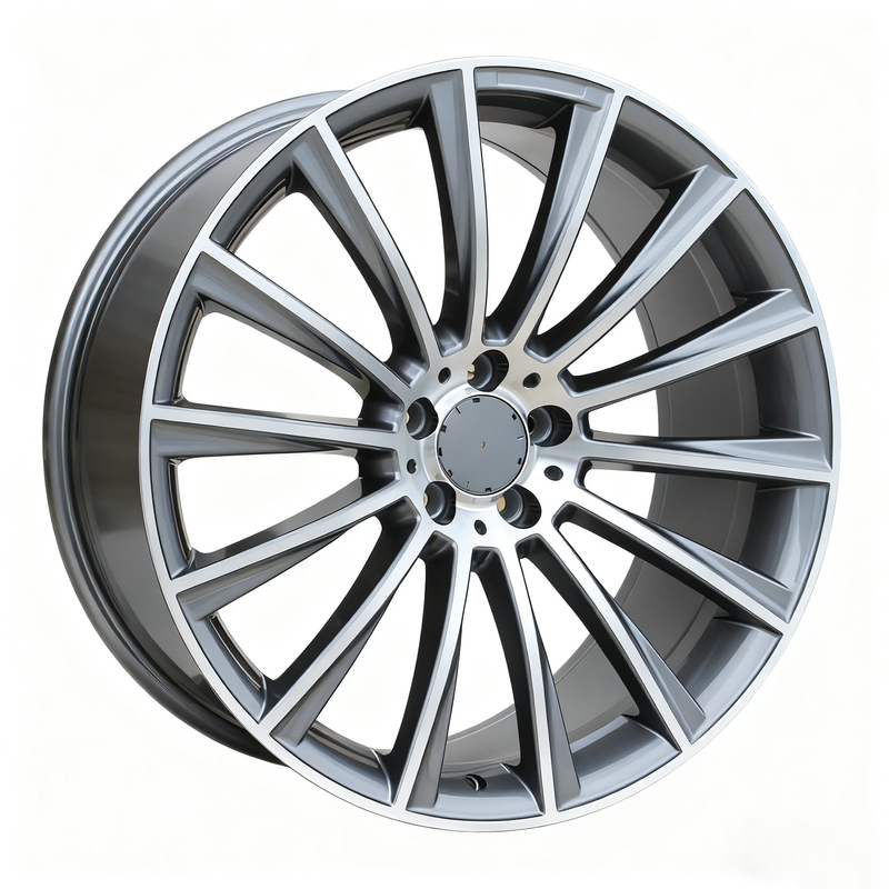 SYAC Bright Black Multi spoke Aluminum