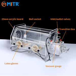 MITRラボグローブボックスアクリル透明真空PMMAグローブボックスプレキシガラス操作ボックス複数の厚さ - Product Image 3