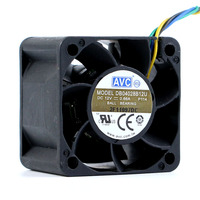 DB04028B12U DC12V 0.66A 40*40*28MM 4028 4CM Ventilateur de refroidissement CPU 4 fils d'origine neuf