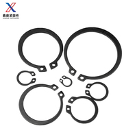 65Mn GB894 Din471 Carbon Steel Black Oxide External Lock Snap Ring Circlip External Retaining Rings for General Industry Shaft