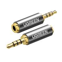 Adaptateur Ugreen 2,5 mm vers 3,5 mm, convertisseur 2,5 mm mâle vers 3,5 mm femelle, connecteur Jack plaqué or, stéréo, entièrement en métal