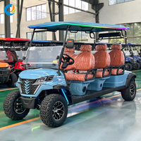 Voiturette de golf à essence 4x4 à 6 places Robetaa, prix de gros, homologuée CE