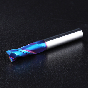 Lucas công cụ 4F bit phẳng kết thúc nhà máy với lớp phủ màu xanh cho gia công CNC - Product Image 5